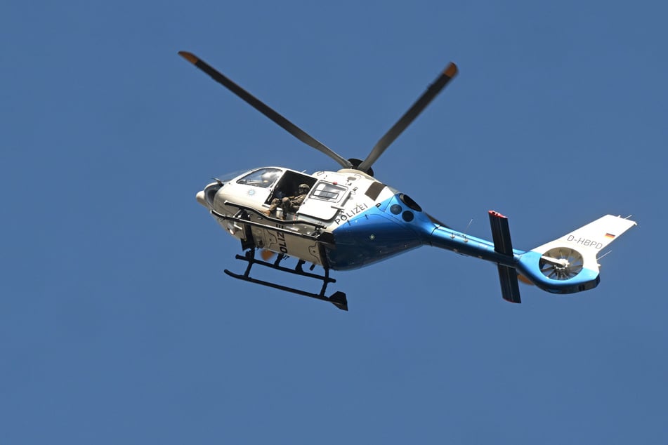 Ein Polizeihubschrauber war ebenfalls Teil der Maßnahmen in der bayerischen Landeshauptstadt.