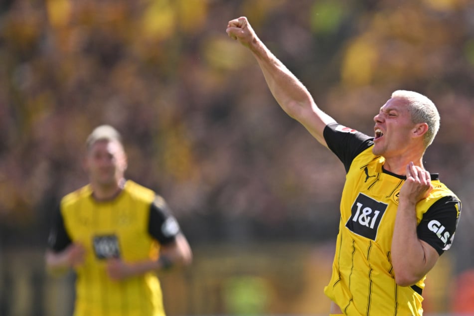Neben Julian Brandt, Serhou Guirassy und Karim Adeyemi durfte auch Julian Ryerson für Dortmund jubeln.