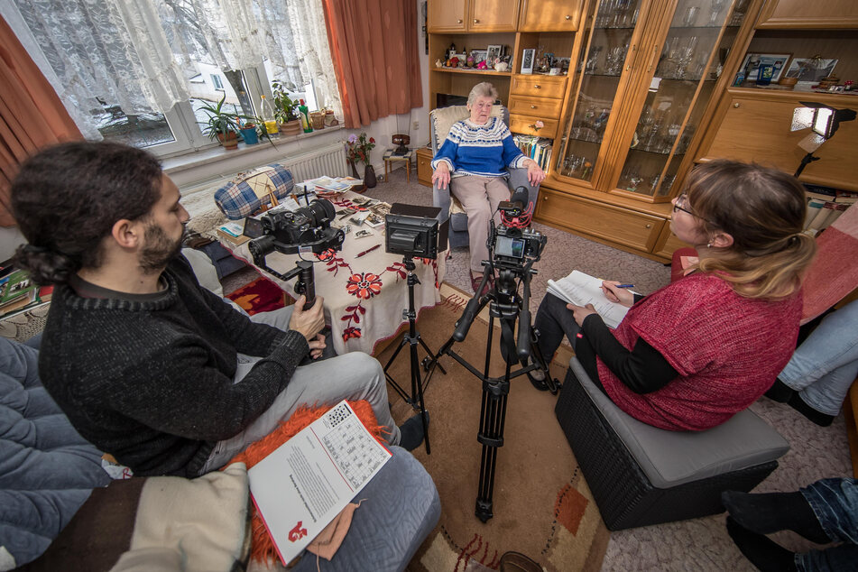 Lisbeth Scheinert (91) kann die Schreie der Verschütteten nicht vergessen.