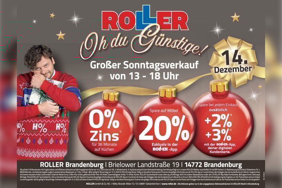 Auf diese Angebote dürfen sich Kunden von ROLLER Brandenburg freuen.