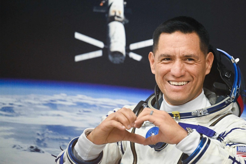 NASA astronaut Frank Rubio during pre-launch preparations in 2022 before heading to the International Space Station (ISS).