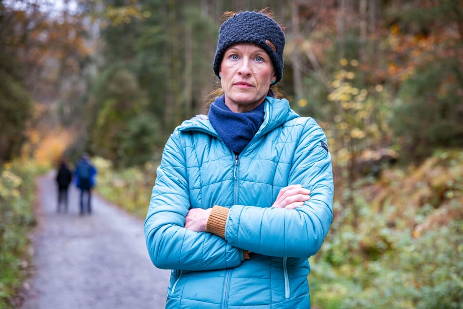 Zu der Aktion rief Hanka Owsian (46) von der Bürgerinitiative Naturpark Sächsische Schweiz auf.