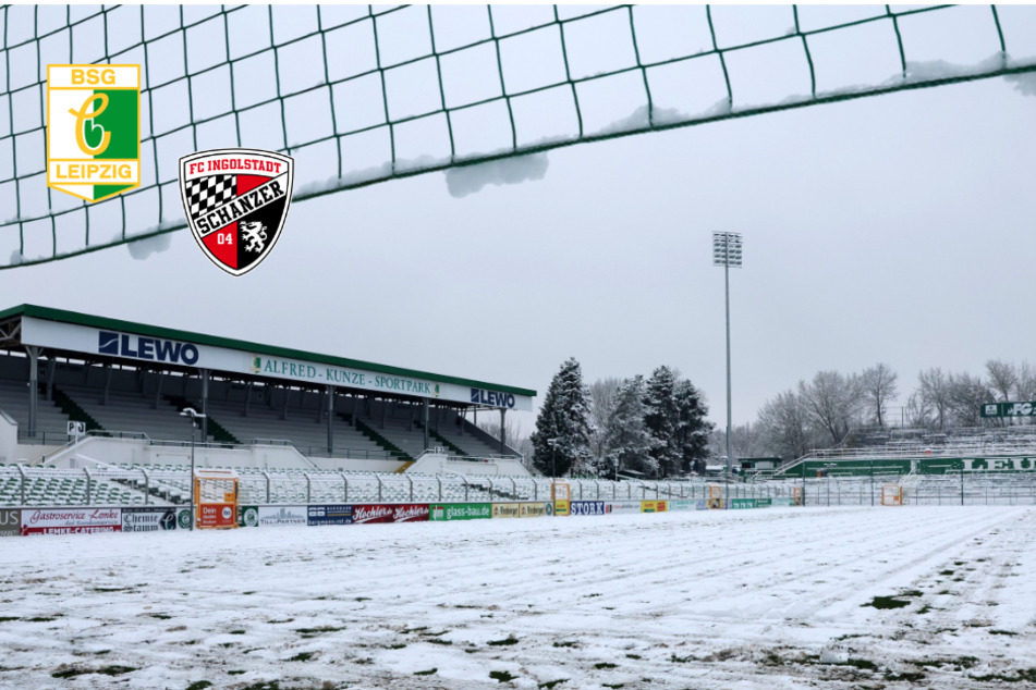 Spiel zwischen Chemie Leipzig und Ingolstadt wird kurz vor dem Anpfiff abgesagt!