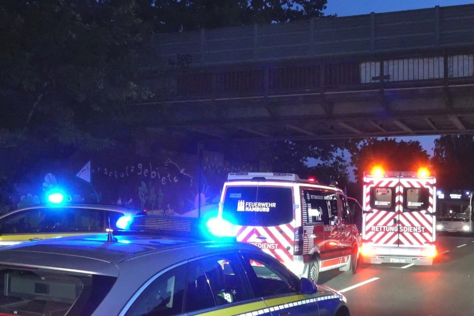 Hamburg: War Alkohol im Spiel? Mann stürzt von Brücke auf Straße