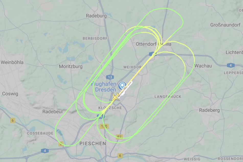 Mit einem Airbus A319 trainierte die Fluggesellschaft "Easyjet" den Start und die Landung.