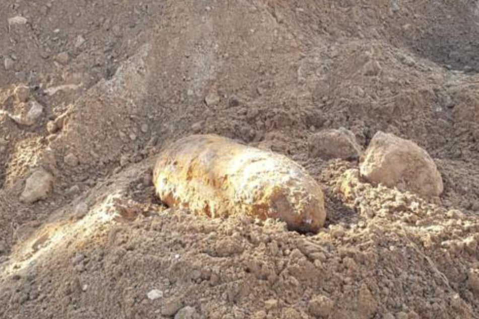 Die Bombe wurde bei Baggerarbeiten entdeckt.