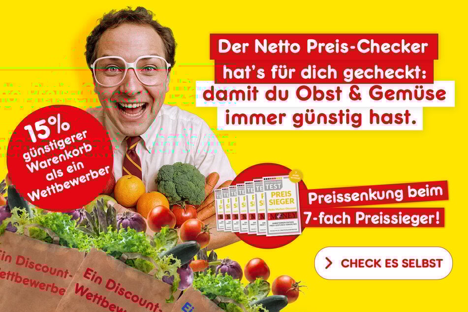 Netto verkauft Obst und Gemüse ab Freitag (10.4.) super günstig