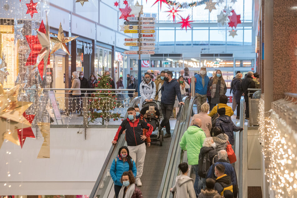 So gut besucht könnte auch ein Sonntag im KaufPark Dresden-Nickern aussehen.