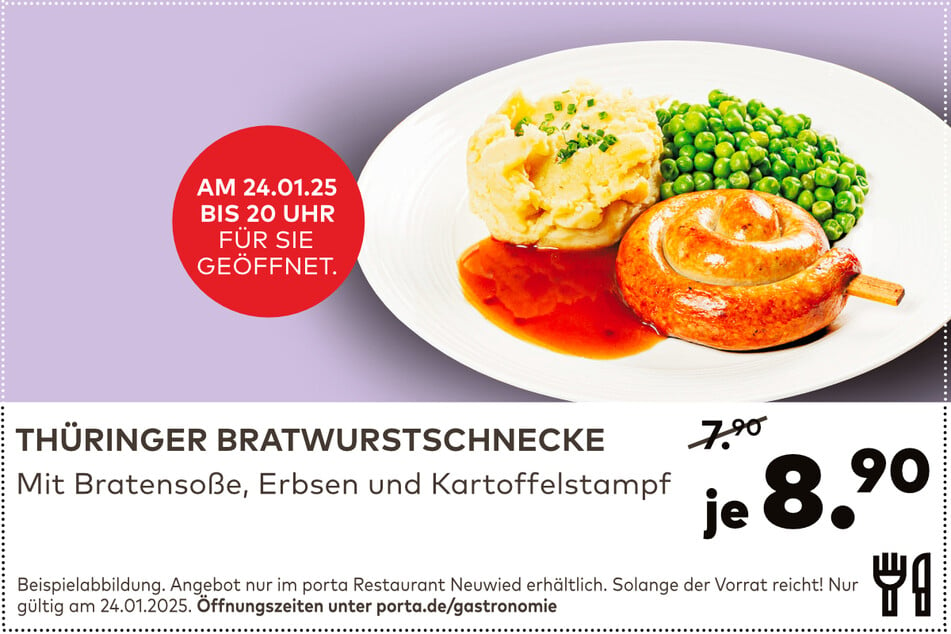 Mit einem Klick den Restaurant-Coupon herunterladen.