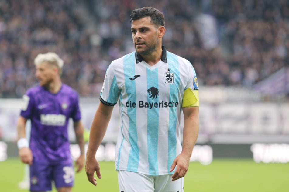 Bitter für Kevin Volland (33) und 1860. Seine verwandelte Ecke in der fünften Minute wurde zu Unrecht zurückgepfiffen.