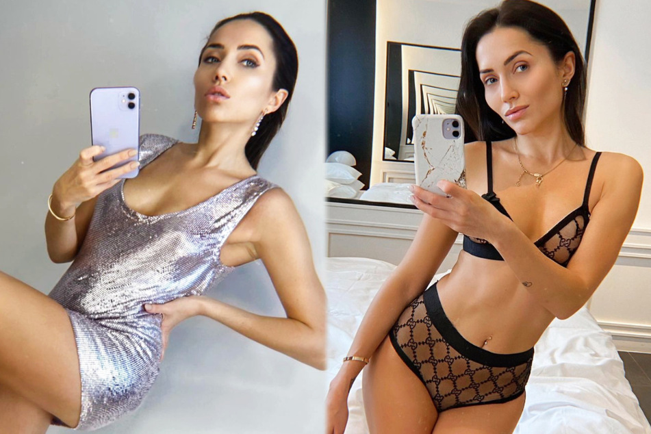 Posieren in sündigen Dessous ist eine Spezialität von Model und Reality-Darstellerin Anastasiya Avilova (32).