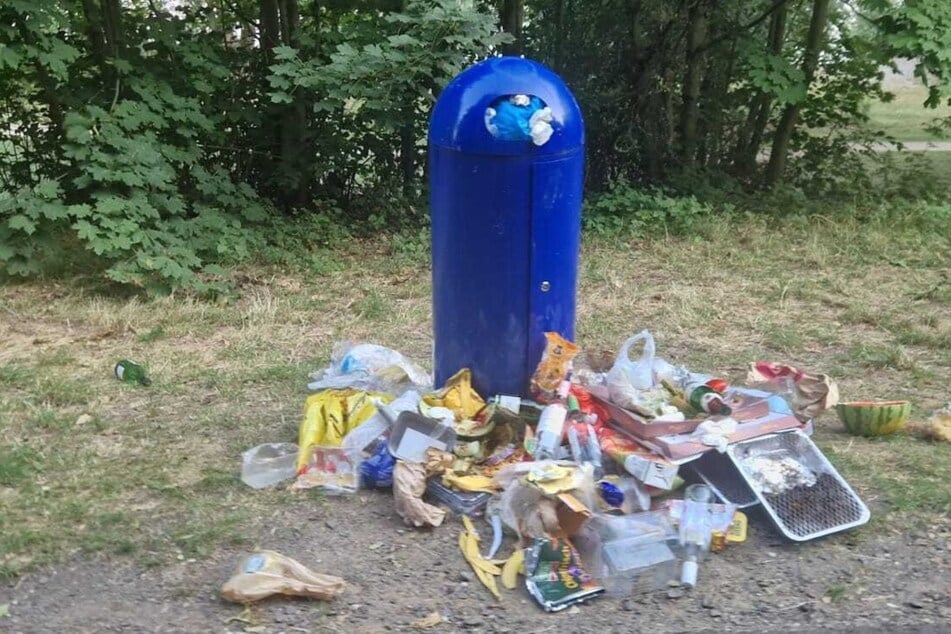Leider ist das hohe Müllaufkommen auch hier zu einer Begleiterscheinung der intensiven Nutzung geworden.