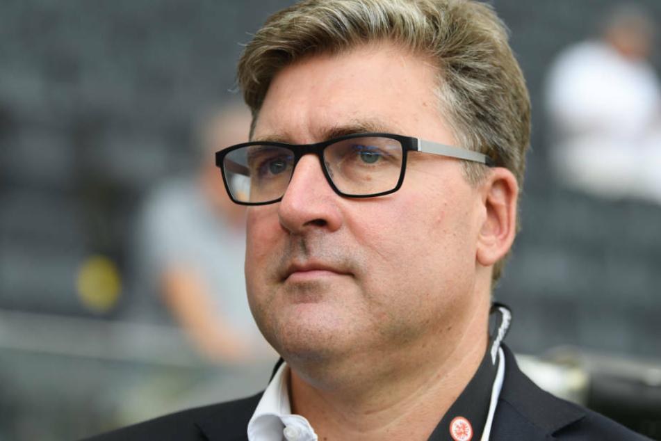 "Die Botschaft mit Wucht in die Welt bringen", will Eintracht-Vorstandsmitglied Axel Hellmann (49).