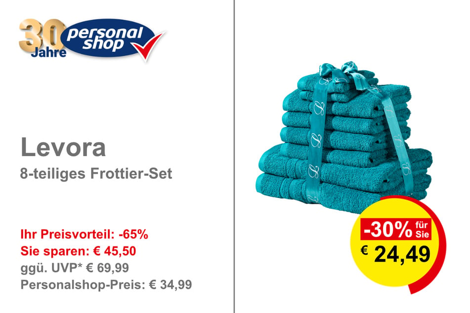 Levora 8-teiliges Frottier-Set
