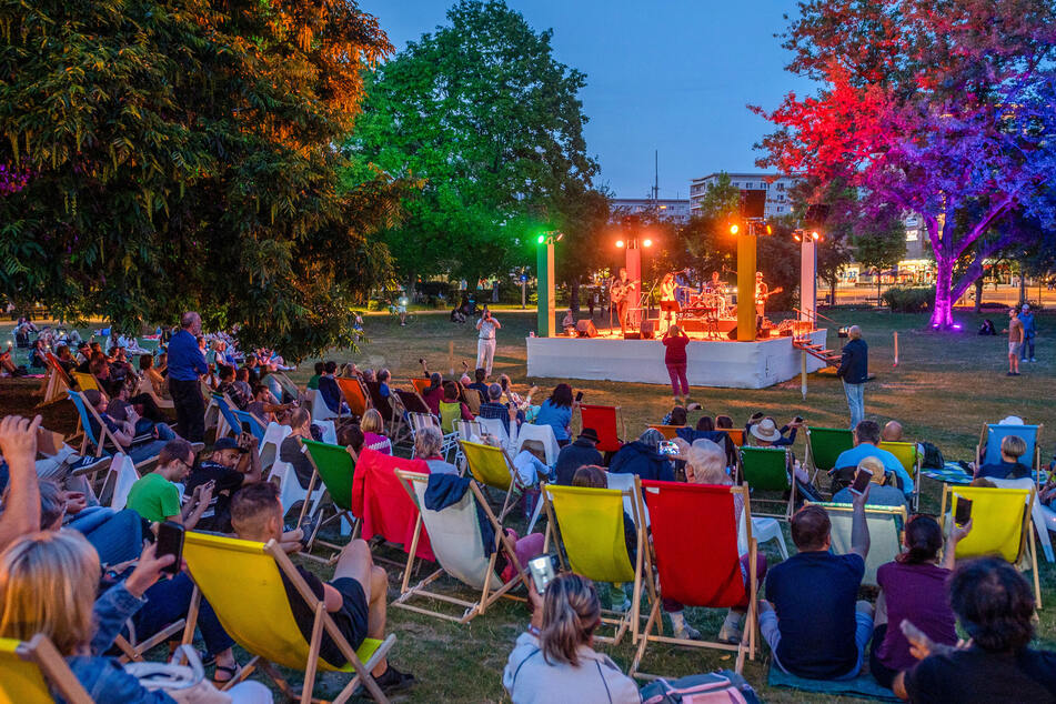 Der Chemnitzer Parksommer ist eines der Events, das die Kulturhauptstadt-Jury von Chemnitz überzeugen soll.