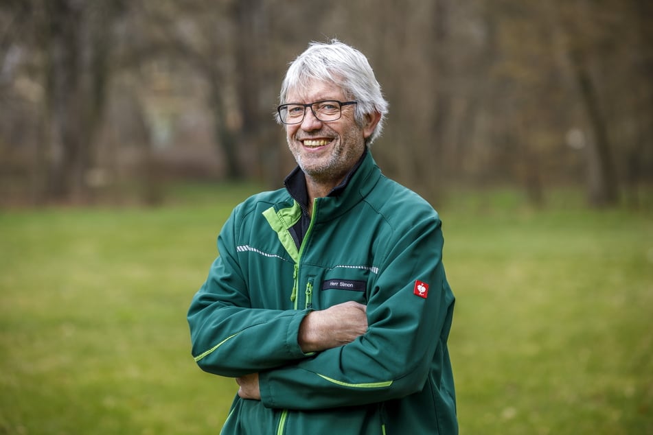 Gartenbereichsleiter Axel Simon (62) vom Schlösserland Sachsen.