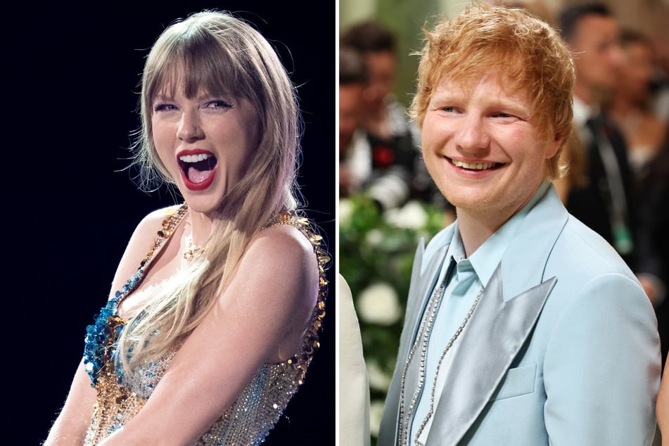 Taylor Swift (l.) made her return to London extra-special with a surprise duet alongside her long-time pal and fellow musician, Ed Sheeran.