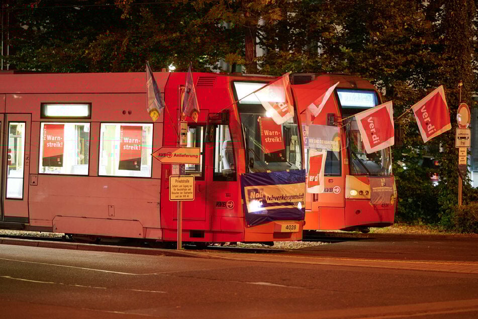 Bereits am vergangenen Dienstag (30. September) wurde der ÖPNV wie hier die KVB in Köln bestreikt.