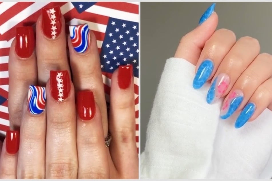 From the American Flag to poolside fun, these trendy nail designs are perfect for Labor Day Weekend.