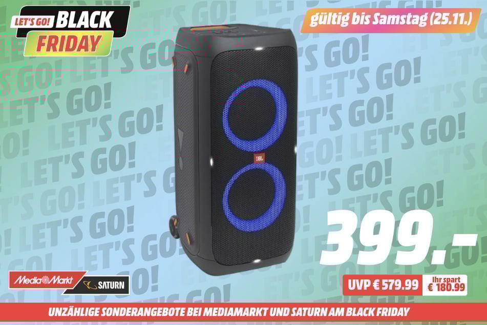 JBL-Partybox 310 für 399 statt 579,99 Euro.
