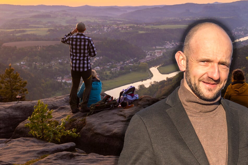 Auch wenn zahllose Touristen schon jetzt die Sächsische Schweiz mit dem Lilienstein genießen, sieht Landestourismus-Chef Stephan Meyer (43) Bedarf für Investitionen.