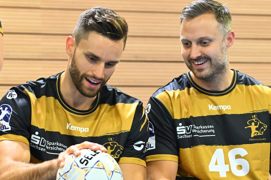 Sebastian Greß (l.) und Jonas Thümmler sind die neuen HCE-Kapitäne.