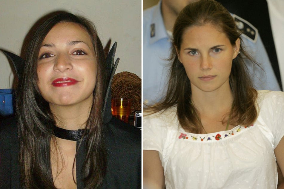 Auch zehn Jahre nach ihrem Freispruch fühlt sich Amanda Knox vom Geist der ermordeten Britin Meredith Kercher (†21, l.) verfolgt.