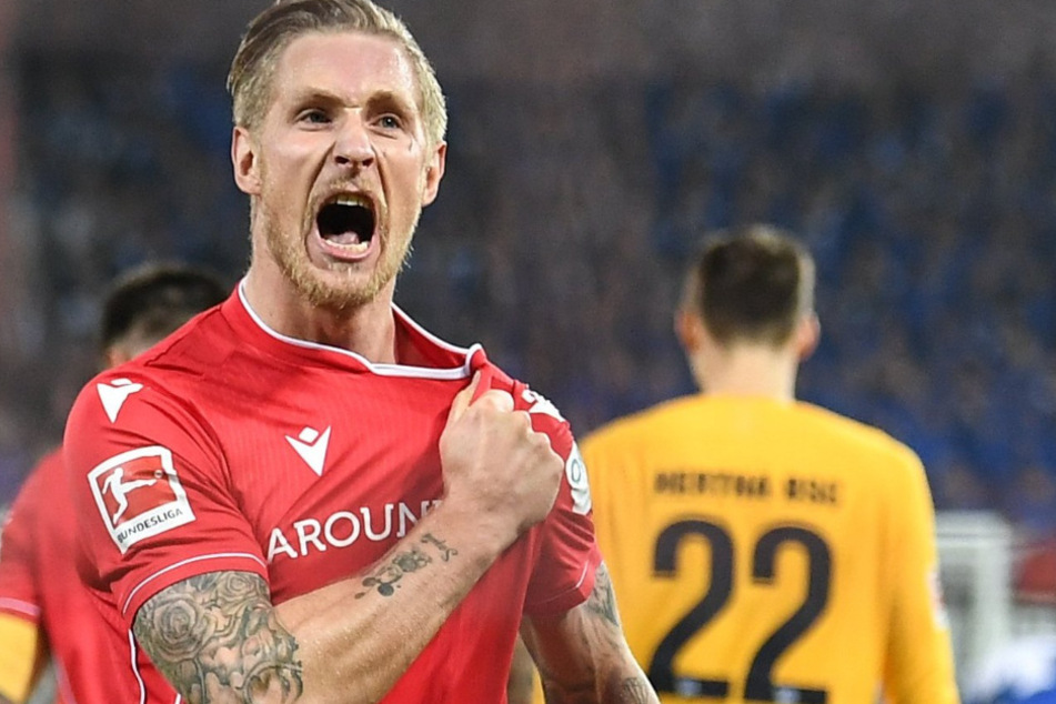 Sebastian Polter (29) entschied das Derby in der Alten Försterei durch einen Elfmeter.