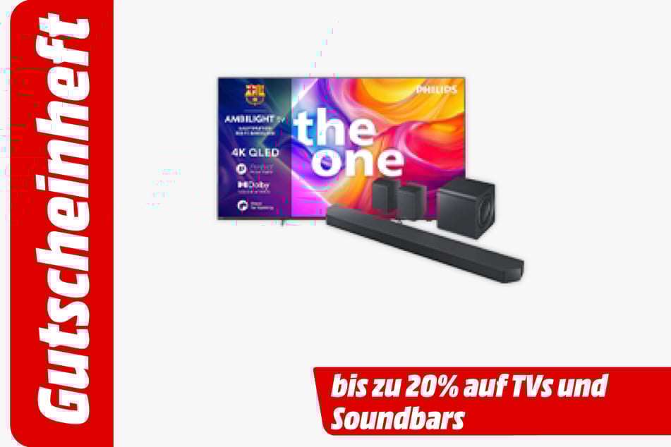 Bis zu 20 Prozent Rabatt  auf TVs und Soundbars.