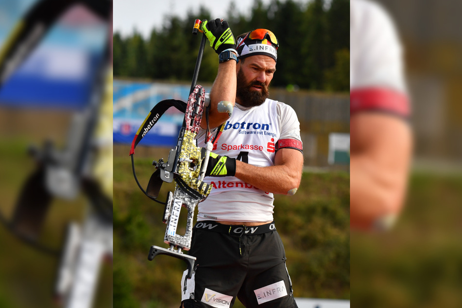 Olympiasieger Michael Rösch (40) hat zwar sein Gewehr längst an den Nagel gehängt, freut sich aber auf die Rennen in Dresden.