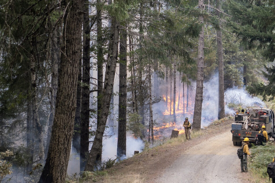 Smith River Complex wildfire raging on CaliforniaOregon border leads