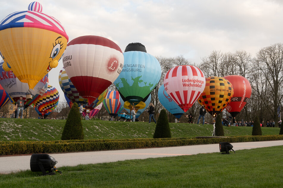Ballonfahrer aus ganz Europa nahmen teil.