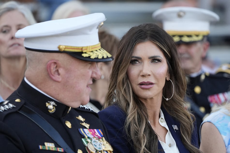 Homeland Security Secretary Kristi Noem went on an unhinged rant against foreigners and vowed to ban travel from an unspecified selection of countries.