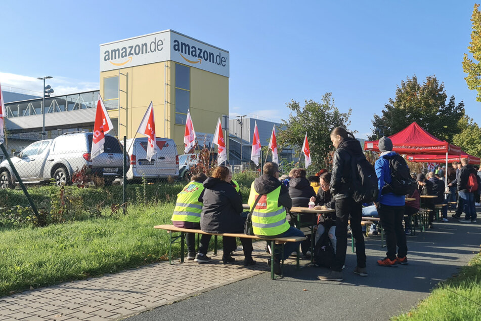 Von Dienstag bis Donnerstag sollen Amazon-Mitarbeiter in Leipzig einmal mehr die Arbeit niederlegen.