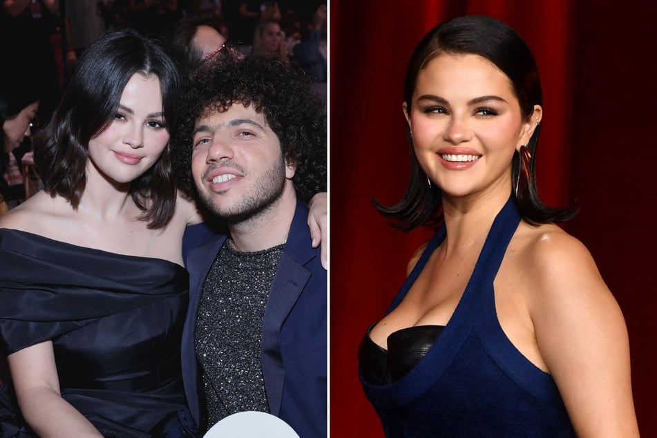 Selena Gomez gushed over her boyfriend, Benny Blanco (c.), as the music producer got a big shoutout in People's Sexiest Man Alive issue.