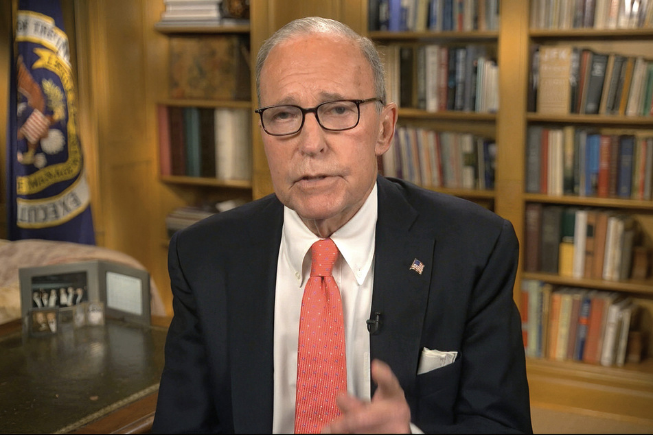 Donald Trumps Wirtschaftsberater Larry Kudlow lobt den US-Präsidenten für seine Bemühungen im Kampf gegen den Coronavirus.