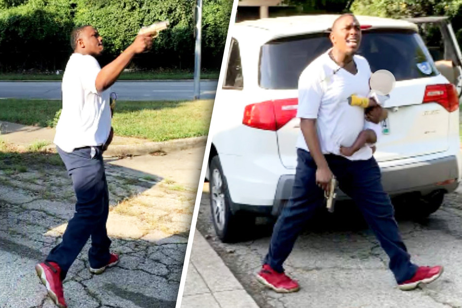 Ladon Penn (31) schoss auf drei Frauen, während er ein Baby im Arm hielt.