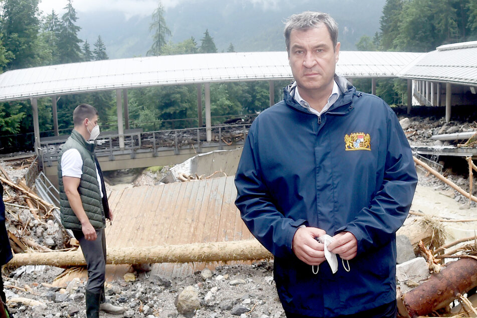 München: Soforthilfe für Hochwasser-Opfer: Markus Söder nennt Summe für Freistaat Bayern