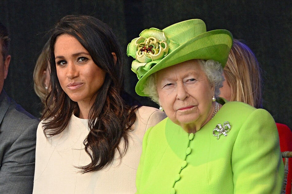 Herzogin Meghan (44, l.) und Queen Elizabeth (†96) im Juni 2018, wenige Wochen nach der Hochzeit.