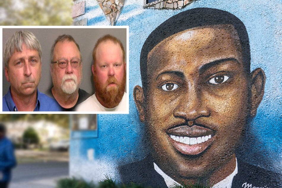 William "Roddie" Bryan (l.), Gregory McMichael (c.), and Travis McMichael (c.r.) were found guilty of committing federal hate crimes on Tuesday.