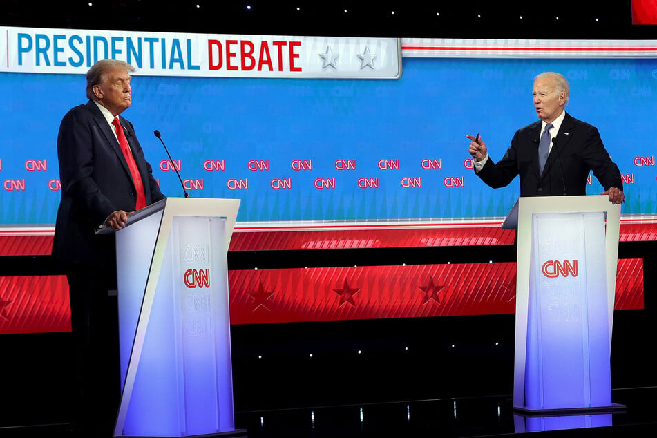 Biden and Trump clash on past presidential records in high-stakes debate