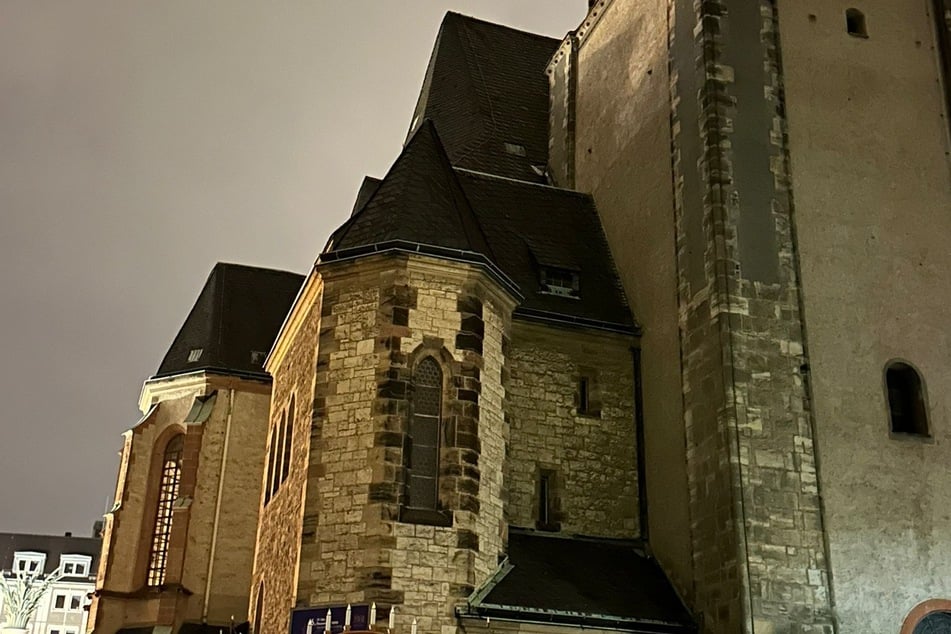 Die Beleuchtung der Nikolaikirche fiel ebenfalls aus.