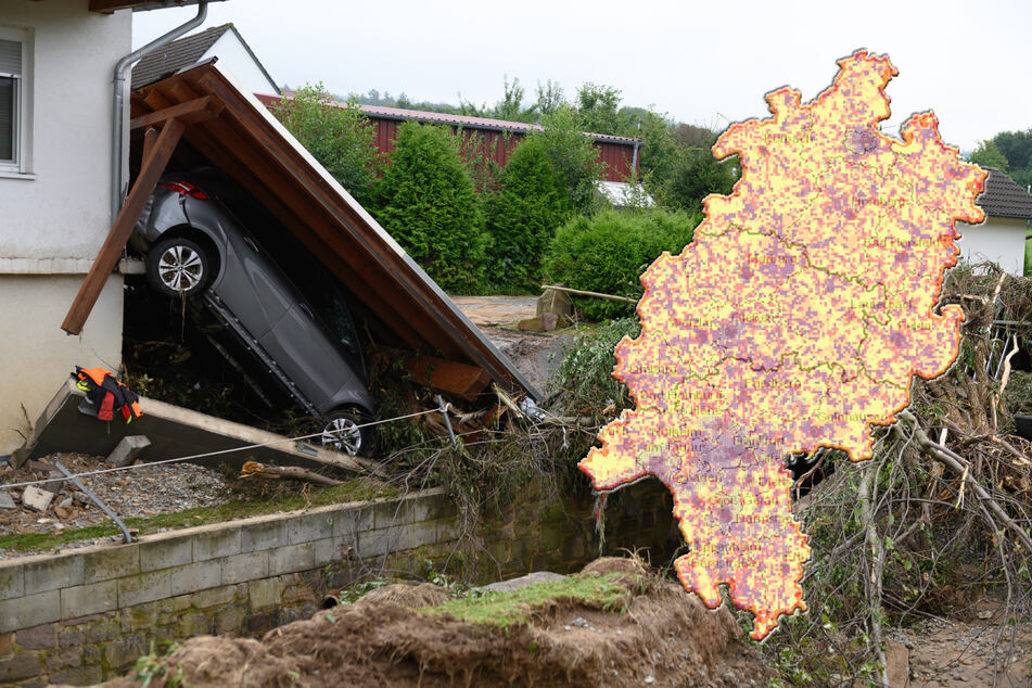 Erst Anfang August gab es in Nordhessen heftige Starkregenfälle. Mit der neuen Karte des Hessischen Landesamts für Naturschutz, Umwelt und Geologie sollen die Risiken früher sichtbar werden.