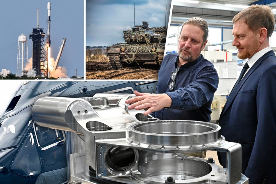 Hier arbeitet Sachsen für Rüstung und Weltraum