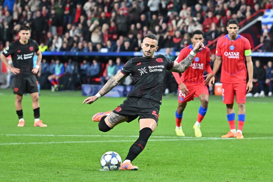 Der Spanier Aleix Garcia (28) erzielte bei der Klatsche beide Tore für Bayer 04 Leverkusen.
