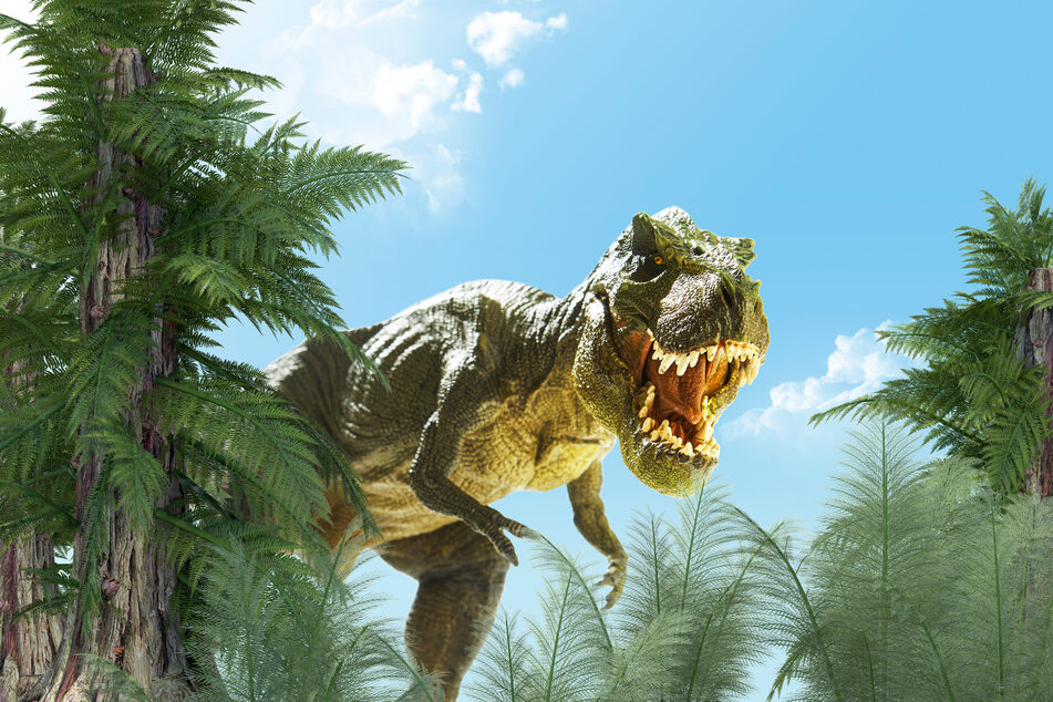 Eine einzigartige Dino-Schau gibt es derzeit in Leipzig zu sehen.