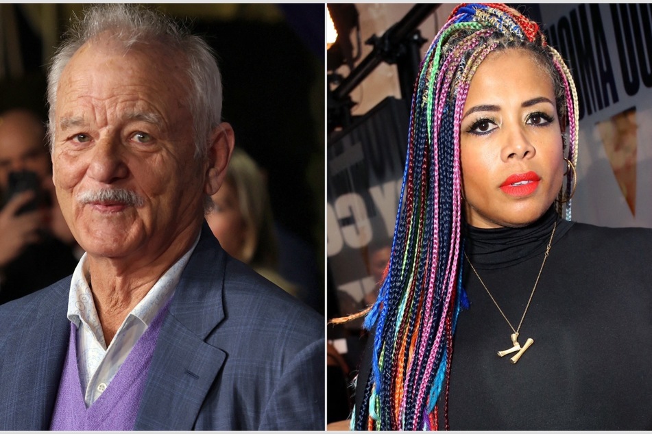 Kelis (r) is reportedly dating actor Bill Murray after apparently meeting and bonding in London.