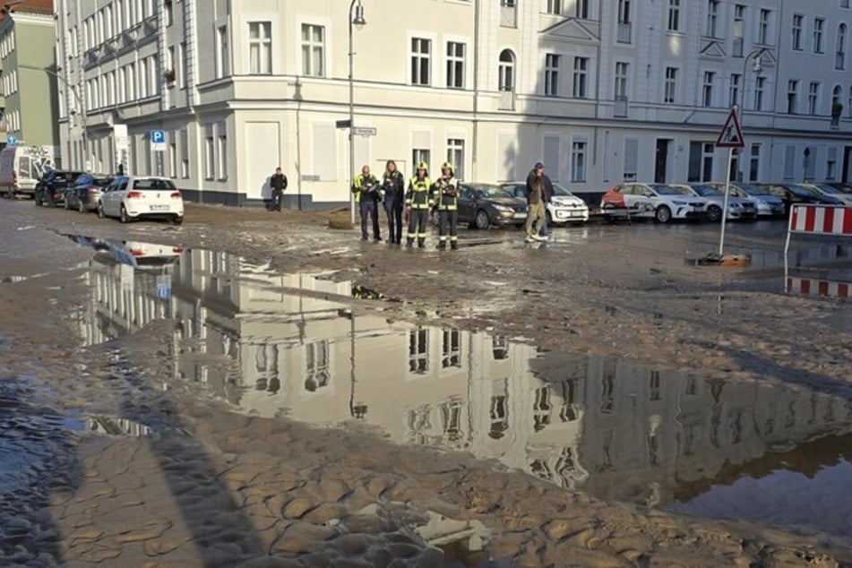 Die Feuerwehr rückte zu einem Großeinsatz am Wernerwerkdamm aus.