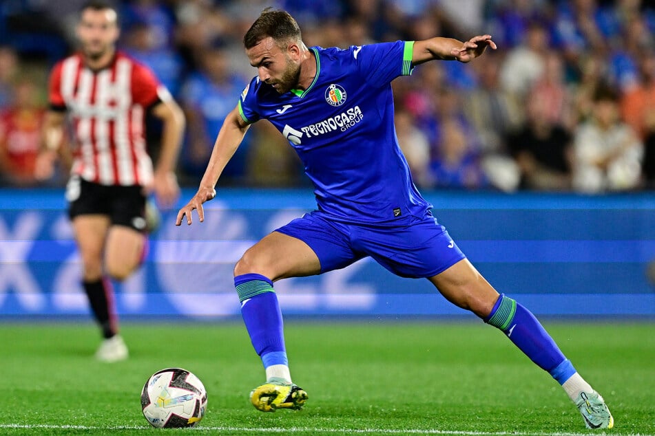 Der spanische Fußballprofi Borja Mayoral (27) kickt seit 2022 für den FC Getafe.