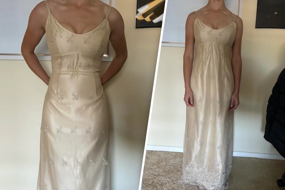 Hombre encuentra un vestido de boda de segunda mano para su hija: el precio la deja sin aliento